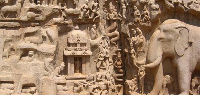 Carving at Mamallapuram